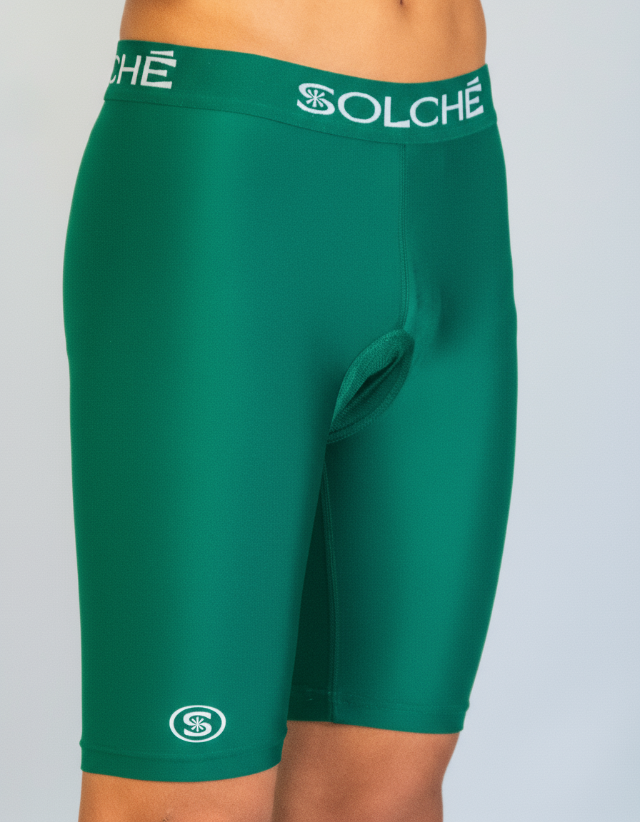 Emerald Green Compression Shorts